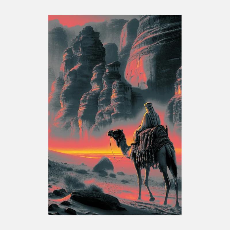 Wadi Rum Desert Poster 8" x 12" (20x30 cm)
