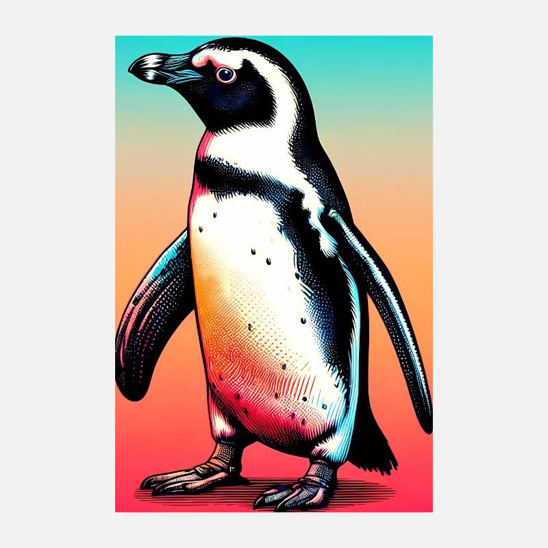 penguin Poster 8" x 12" (20x30 cm)