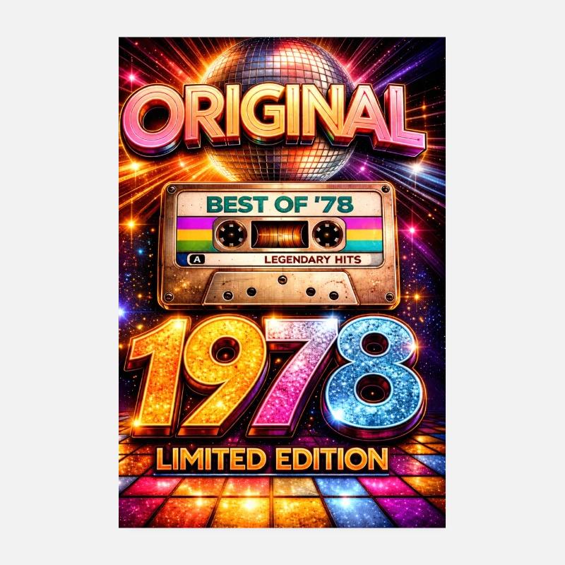Original 1978 Retro Disco Edition Poster 8" x 12" (20x30 cm)