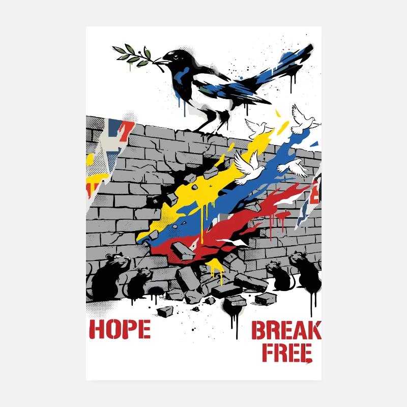 L’espoir de libérer l’art urbain colombien Poster 20 x 30 cm