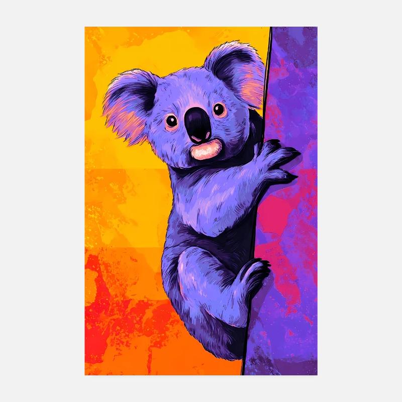Koala Poster 8" x 12" (20x30 cm)