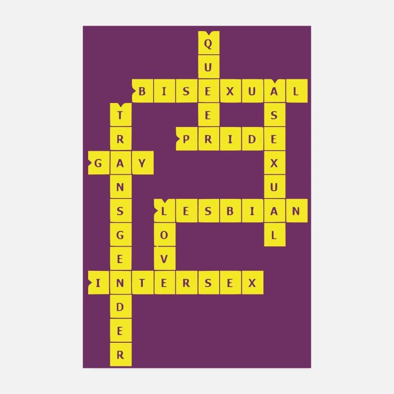 Mots croisés Divers Poster 20 x 30 cm