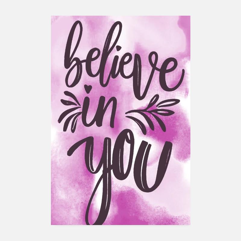 Croyez en vous! Poster 20 x 30 cm