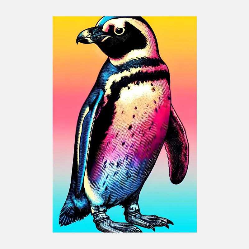 pingouin Poster 20 x 30 cm