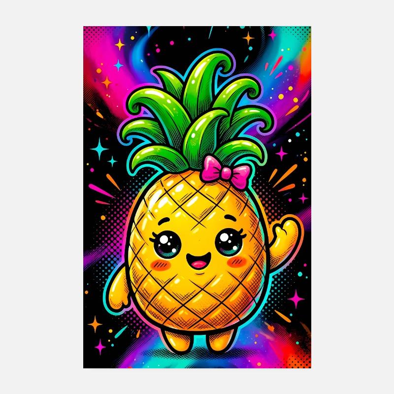 Ananas Poster 20 x 30 cm