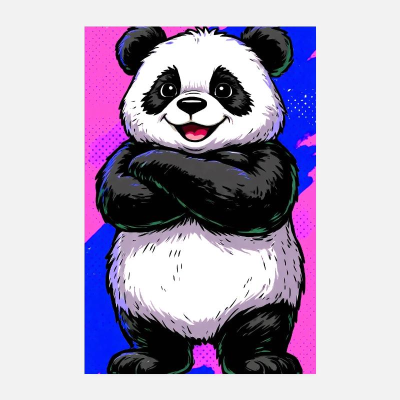 panda Poster 20 x 30 cm