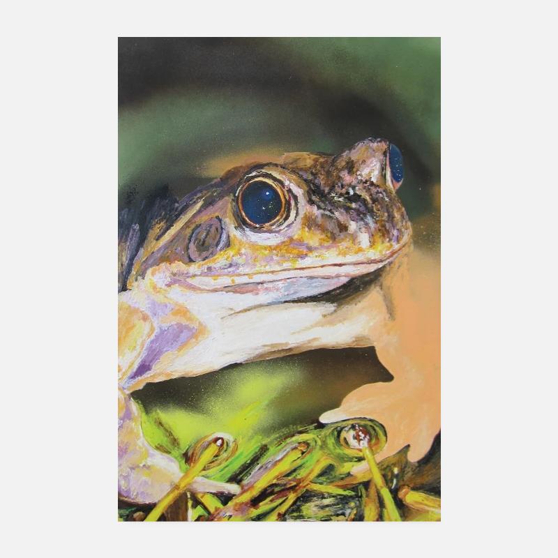 frog Poster 8" x 12" (20x30 cm)
