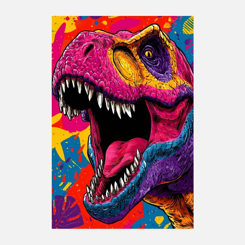 dinosaure Poster 20 x 30 cm
