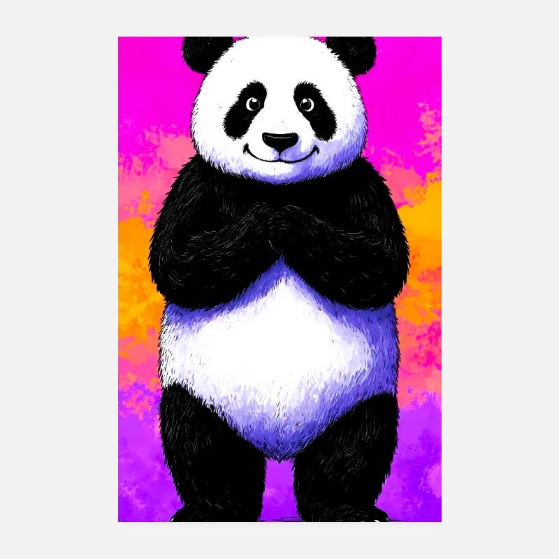 Panda Poster 20x30 cm