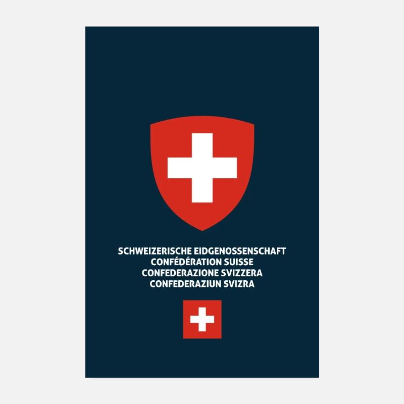 Switzerland passport phone case Poster 8" x 12" (20x30 cm)