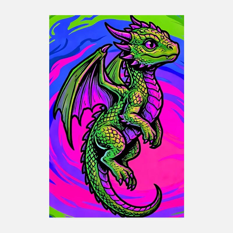 dragon Poster 20 x 30 cm