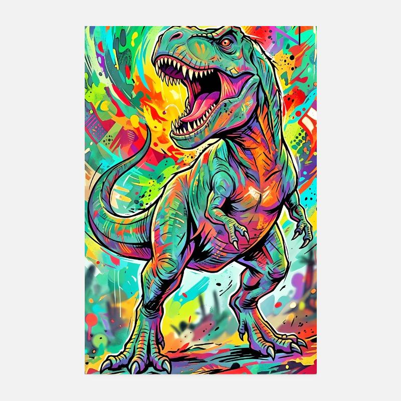 dinosaure Poster 20 x 30 cm
