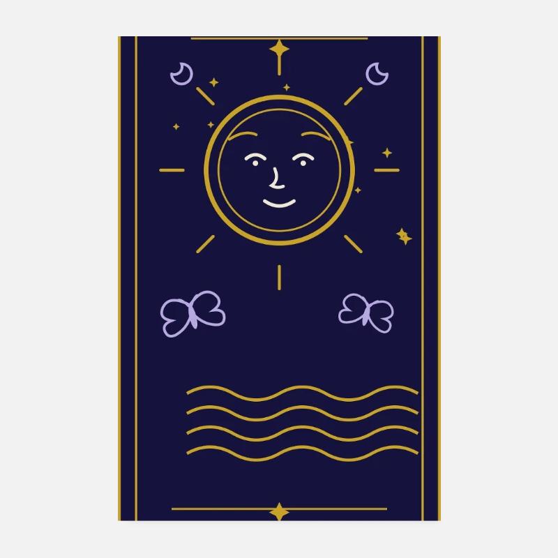 Arcane de la Lune Intuition Poster 20 x 30 cm