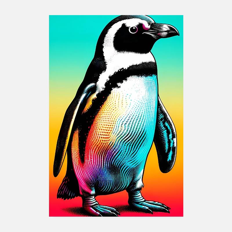 Pinguin Poster 20x30 cm