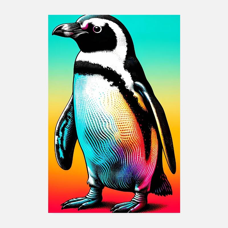 pingouin Poster 20 x 30 cm