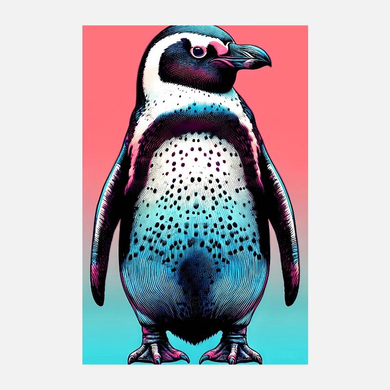 pingouin Poster 20 x 30 cm