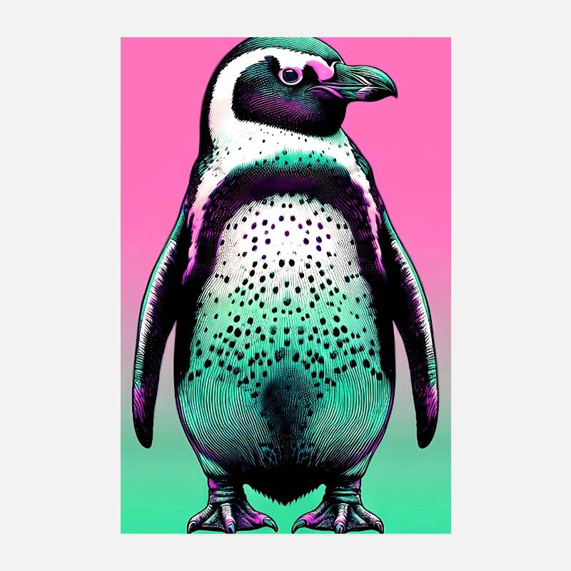 pingouin Poster 20 x 30 cm