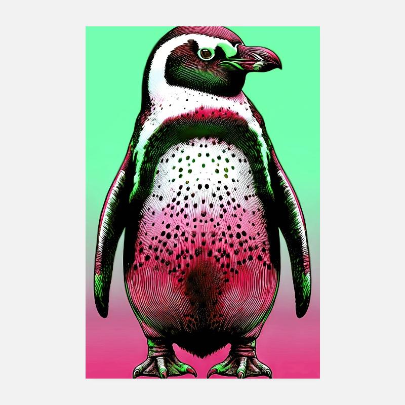 pingouin Poster 20 x 30 cm