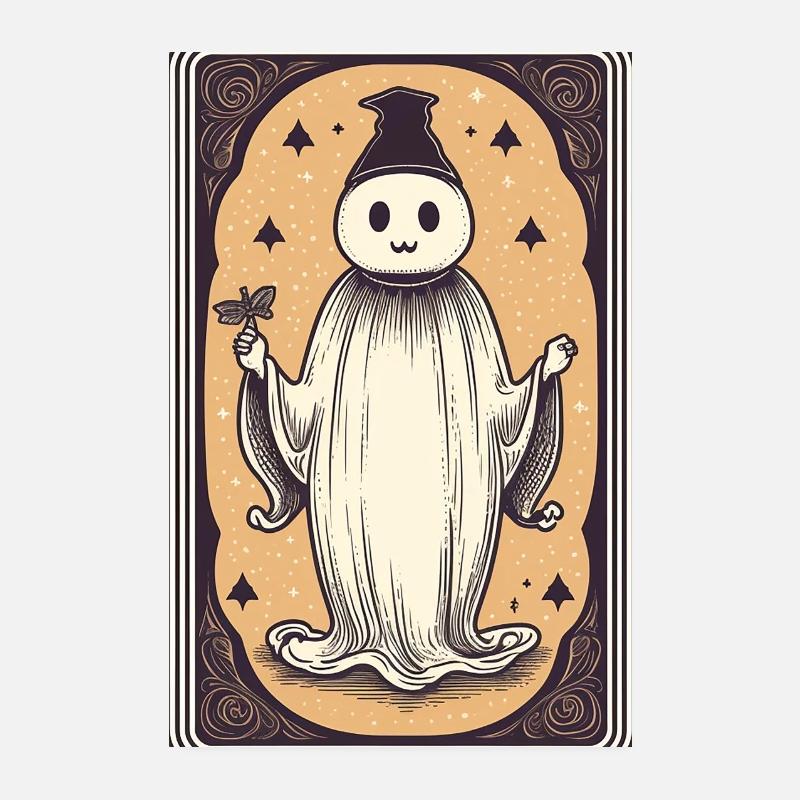Glücklicher Geist Tarot Karte Poster 20x30 cm