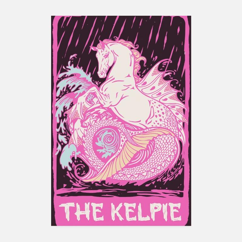 Mythological Creatures The Kelpie Poster 8" x 12" (20x30 cm)