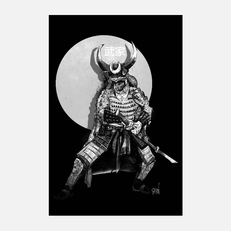 samouraï Poster 20 x 30 cm