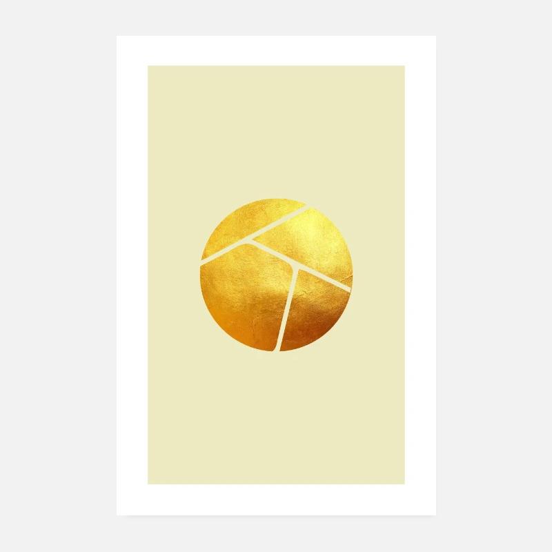 Golden sun Poster 8" x 12" (20x30 cm)