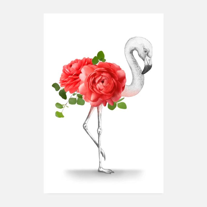 flamant Poster 20 x 30 cm