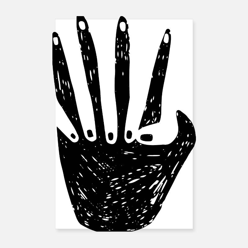 Main dans la main Poster 20 x 30 cm