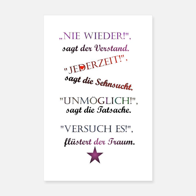 Poster saying "TRY IT" Poster 8" x 12" (20x30 cm)