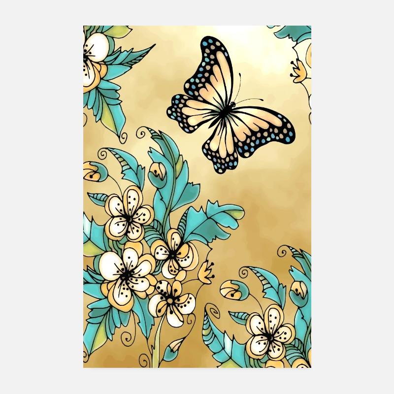 butterfly Poster 8" x 12" (20x30 cm)