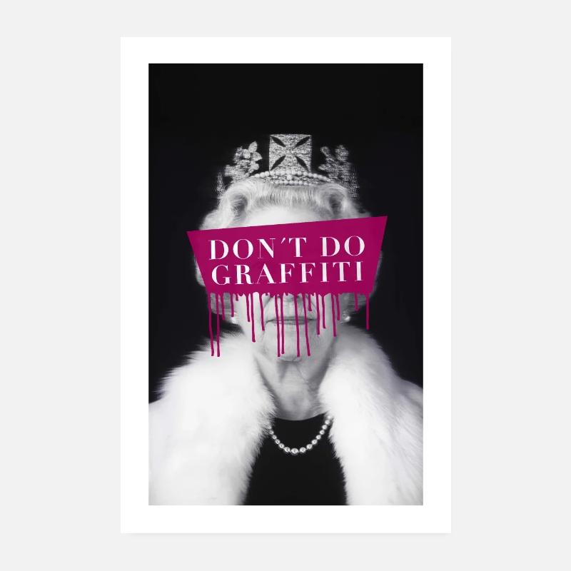 don't do graffiti poster Poster 8" x 12" (20x30 cm)