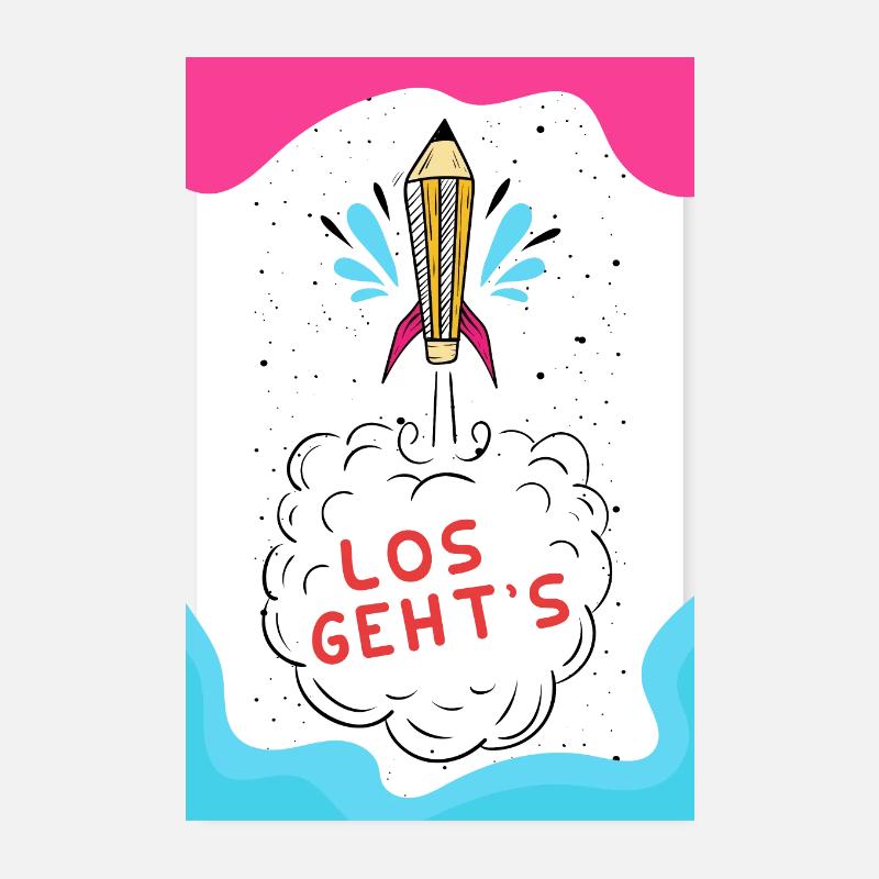 L'école peut venir Poster 20 x 30 cm