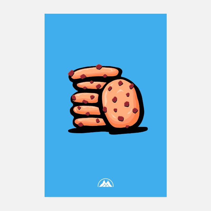 cookies - Poster 20 x 30 cm - blanc