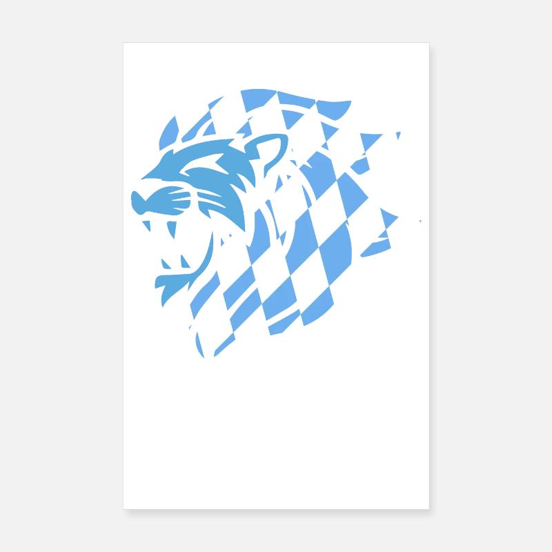 Lion Poster 20 x 30 cm