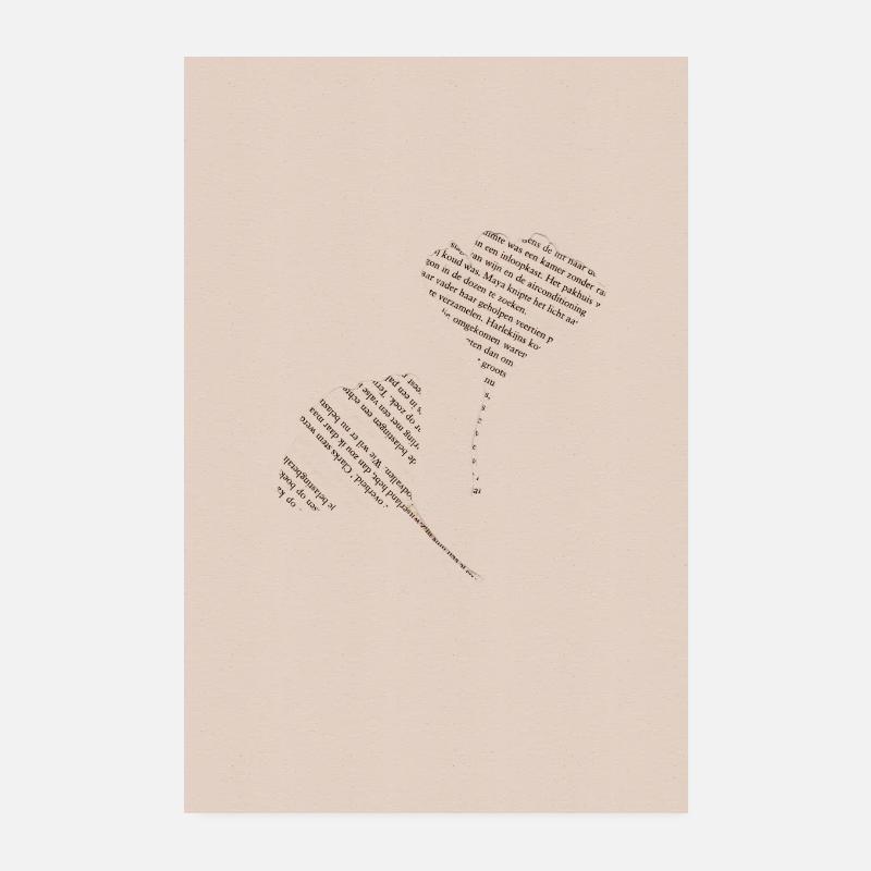 Blattschrift Poster 20x30 cm