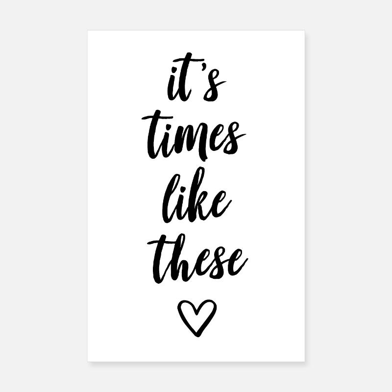C'est des temps comme une thèse Poster 20 x 30 cm