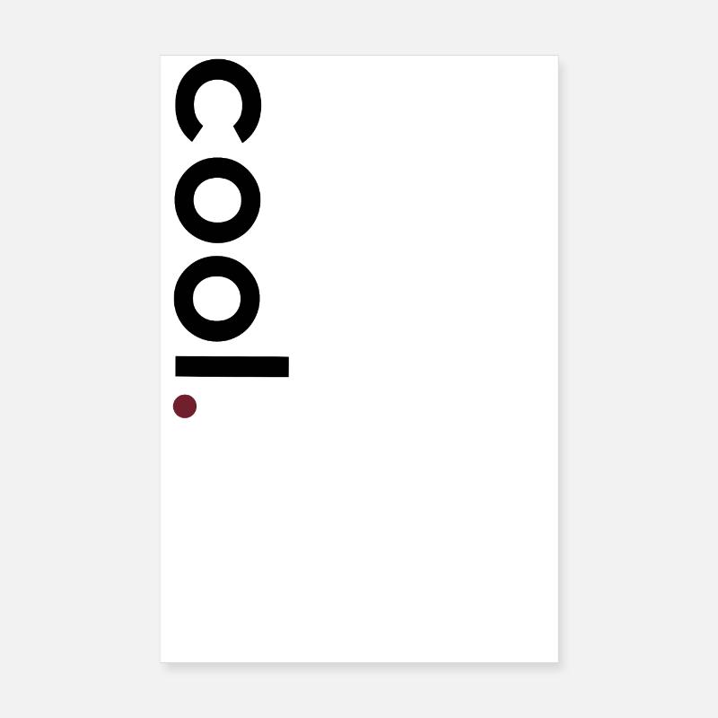 cool vertical black Poster 8" x 12" (20x30 cm)