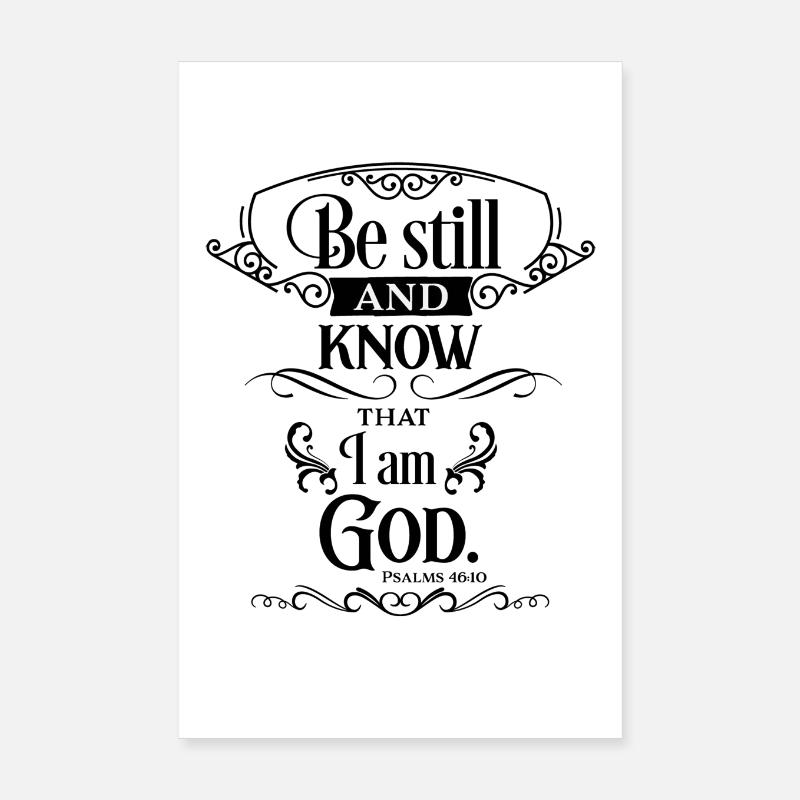 Bible Verses Christian Proverbs Poster as a Gift Poster 8" x 12" (20x30 cm)