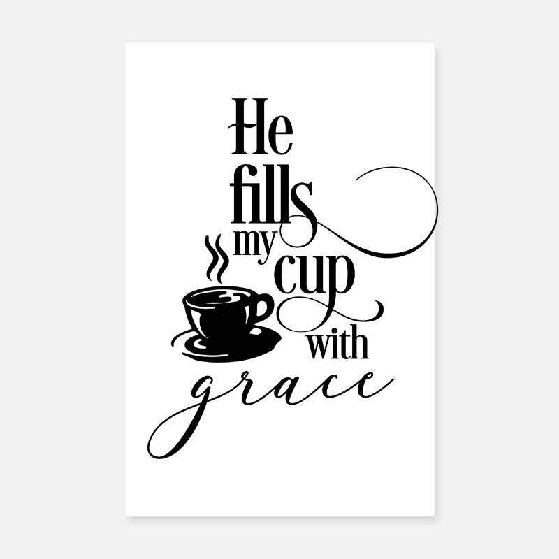 Bible Verses Christian Proverbs Poster as a Gift Poster 8" x 12" (20x30 cm)