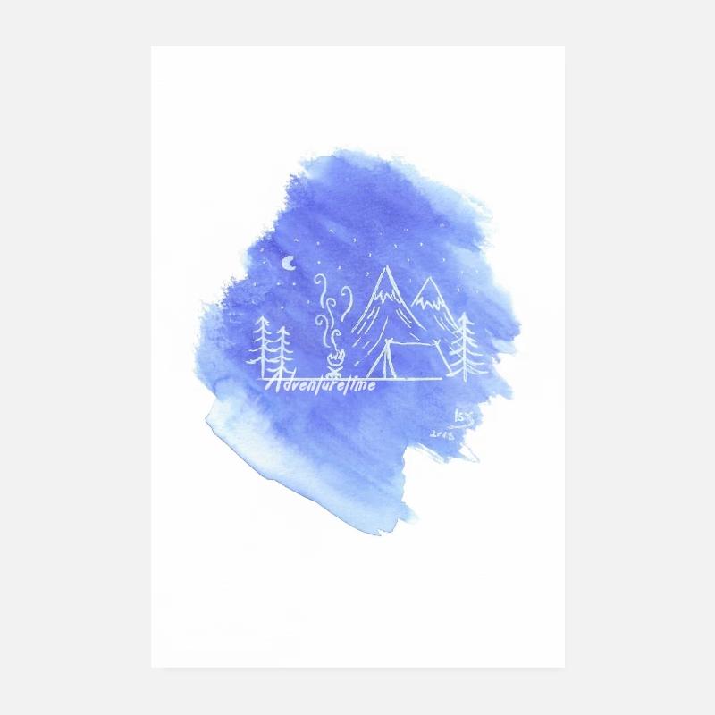 Temps de l'aventure Poster 20 x 30 cm