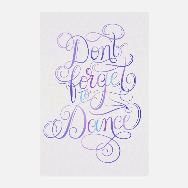 danse Poster 20 x 30 cm