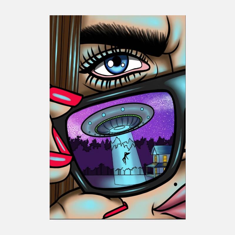 Invasion Alien Poster 20 x 30 cm