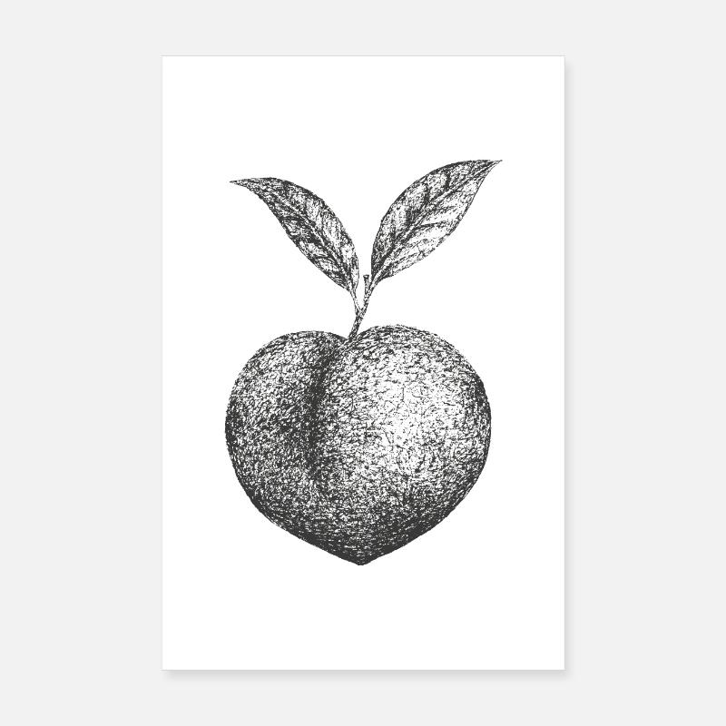 pêche - Poster 20 x 30 cm - blanc