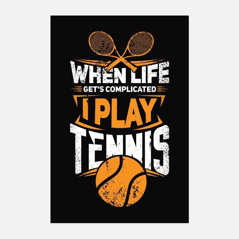 tennis Poster 20 x 30 cm