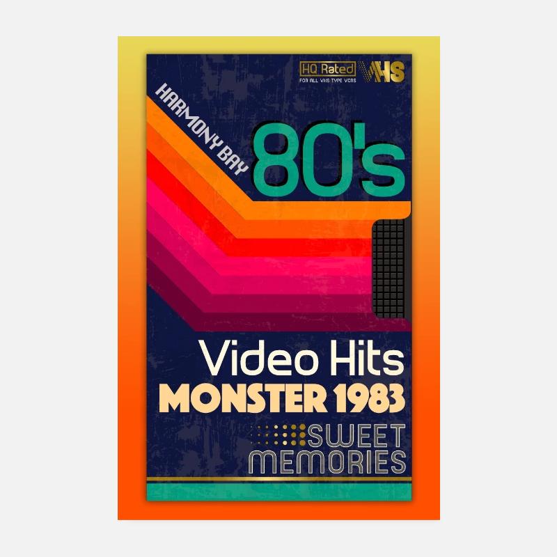 Cassette VHS Poster 20 x 30 cm