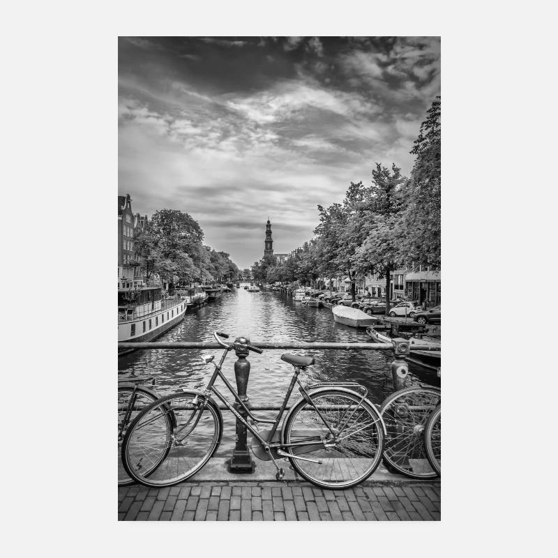 Amsterdam typique | camaïeu Poster 20 x 30 cm