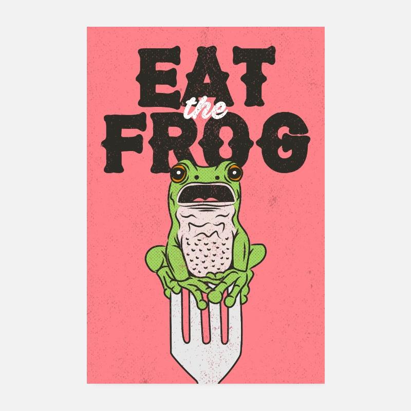Eat the Frog 8 Poster 20 x 30 cm