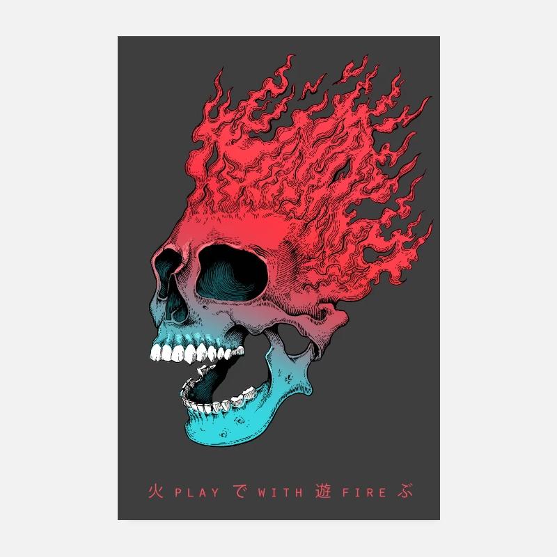 Playing with the fire Poster 8" x 12" (20x30 cm)