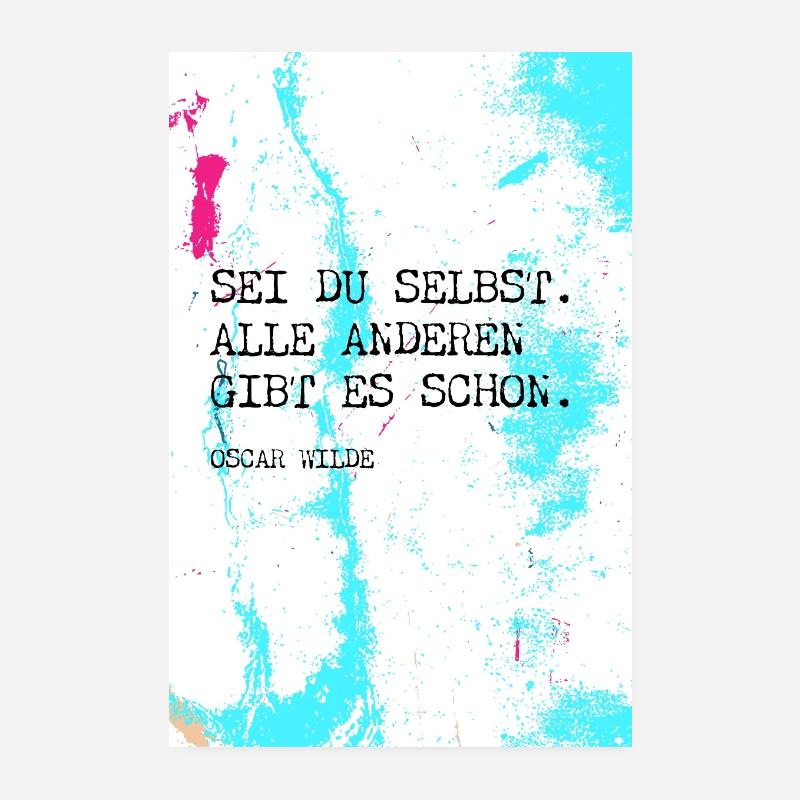 Sei du selbst! Poster 20x30 cm