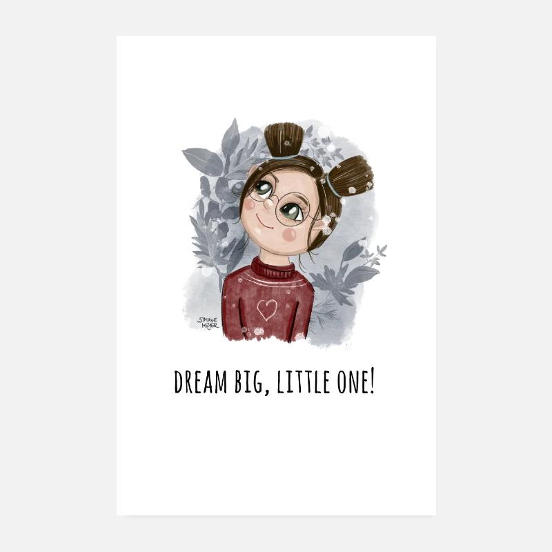 Träumemädchen Poster Poster 20x30 cm